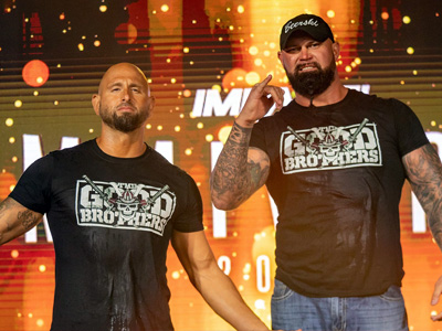 The Good Brothers make their return to New Japan Pro Wrestling