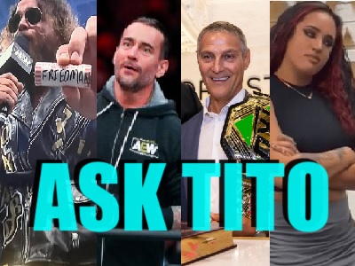 ASK TITO:  AEW/Juice Robinson/MJF Controversy, CM Punk Not in WWE?, RAW Moving?, & More